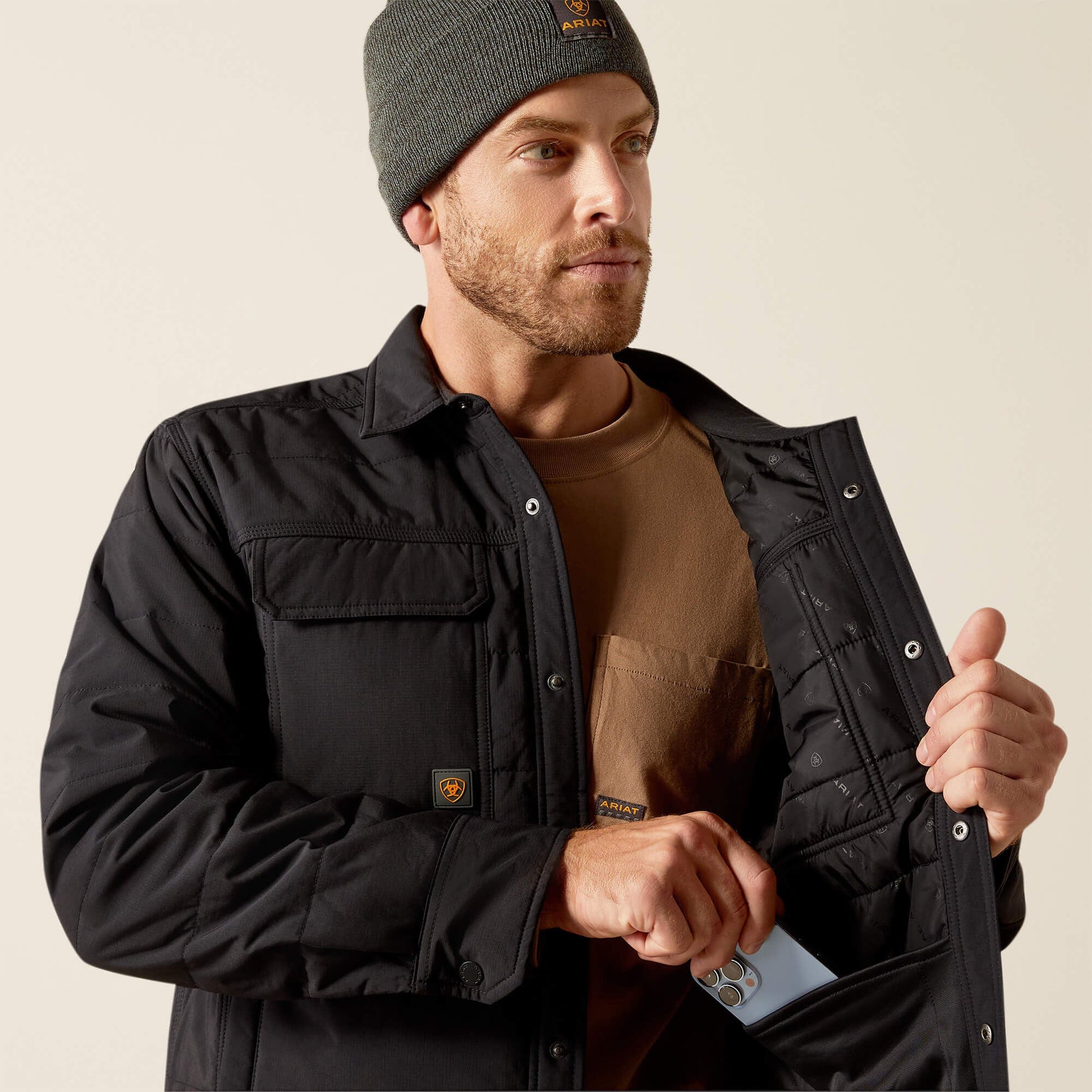 Rebar Cordura Ripstop Insulated Shirt Jacket Men | Ariat on sale