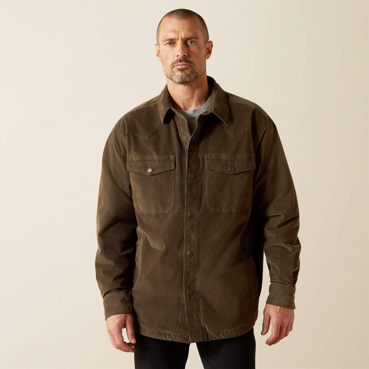Retro Corduroy Shirt Jacket Men | Ariat sale