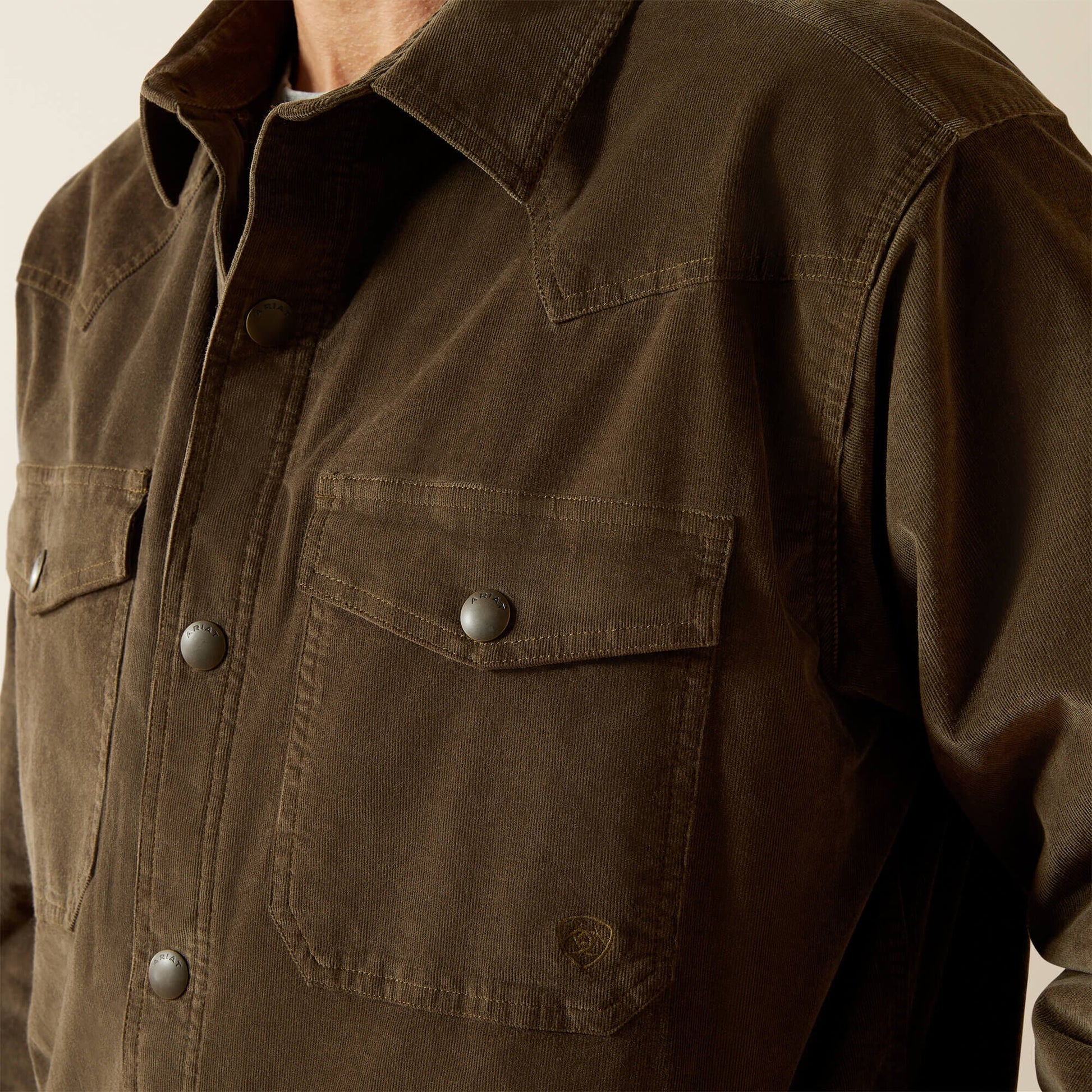 Retro Corduroy Shirt Jacket Men | Ariat sale