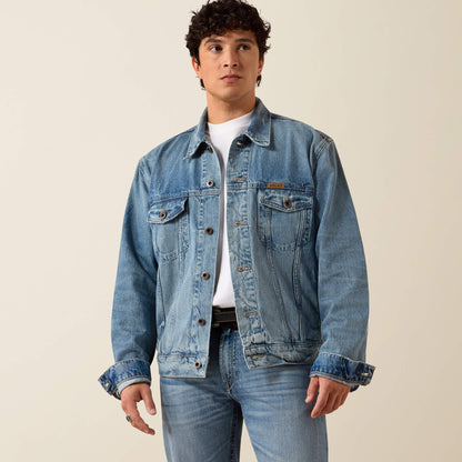 Denim Trucker Jacket Men | Ariat on sale