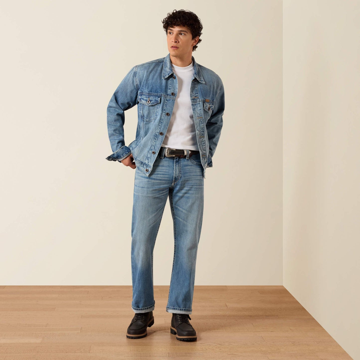 Denim Trucker Jacket Men | Ariat on sale