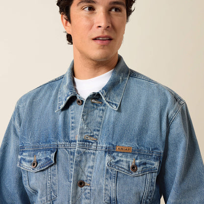 Denim Trucker Jacket Men | Ariat on sale