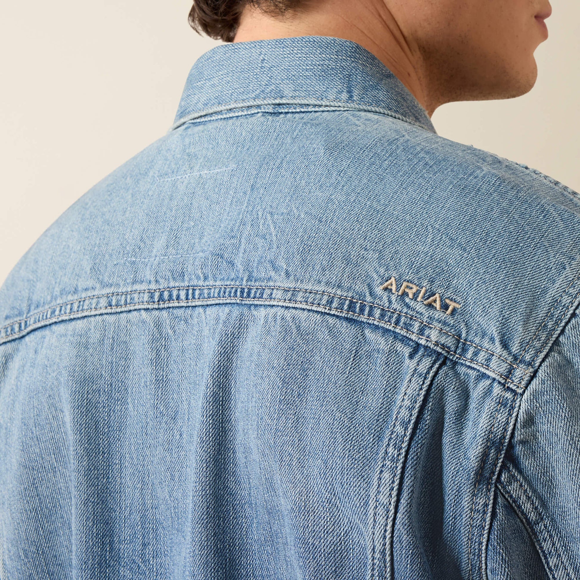 Denim Trucker Jacket Men | Ariat on sale