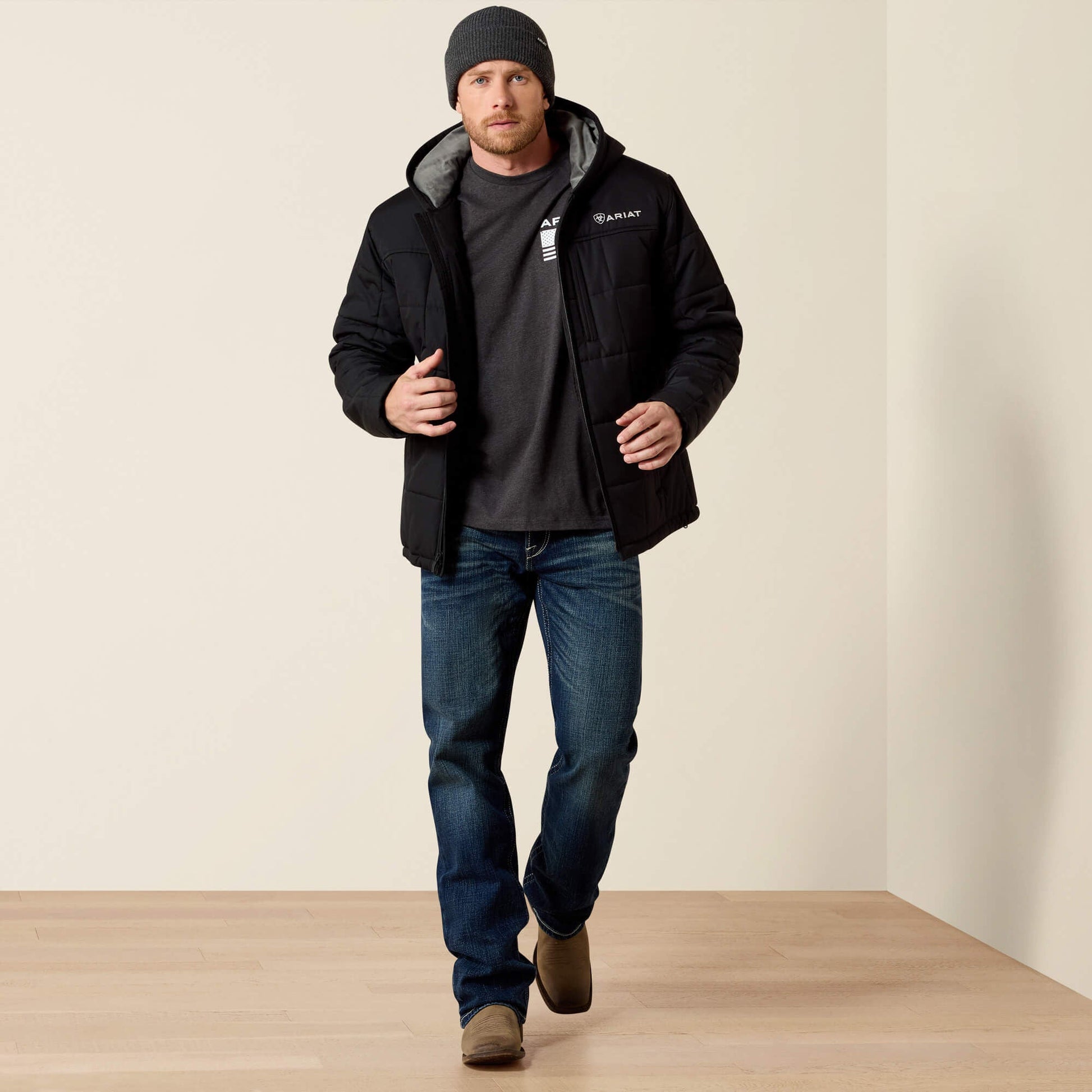 Crius Hooded Insulated Jacket Men | Ariat discount