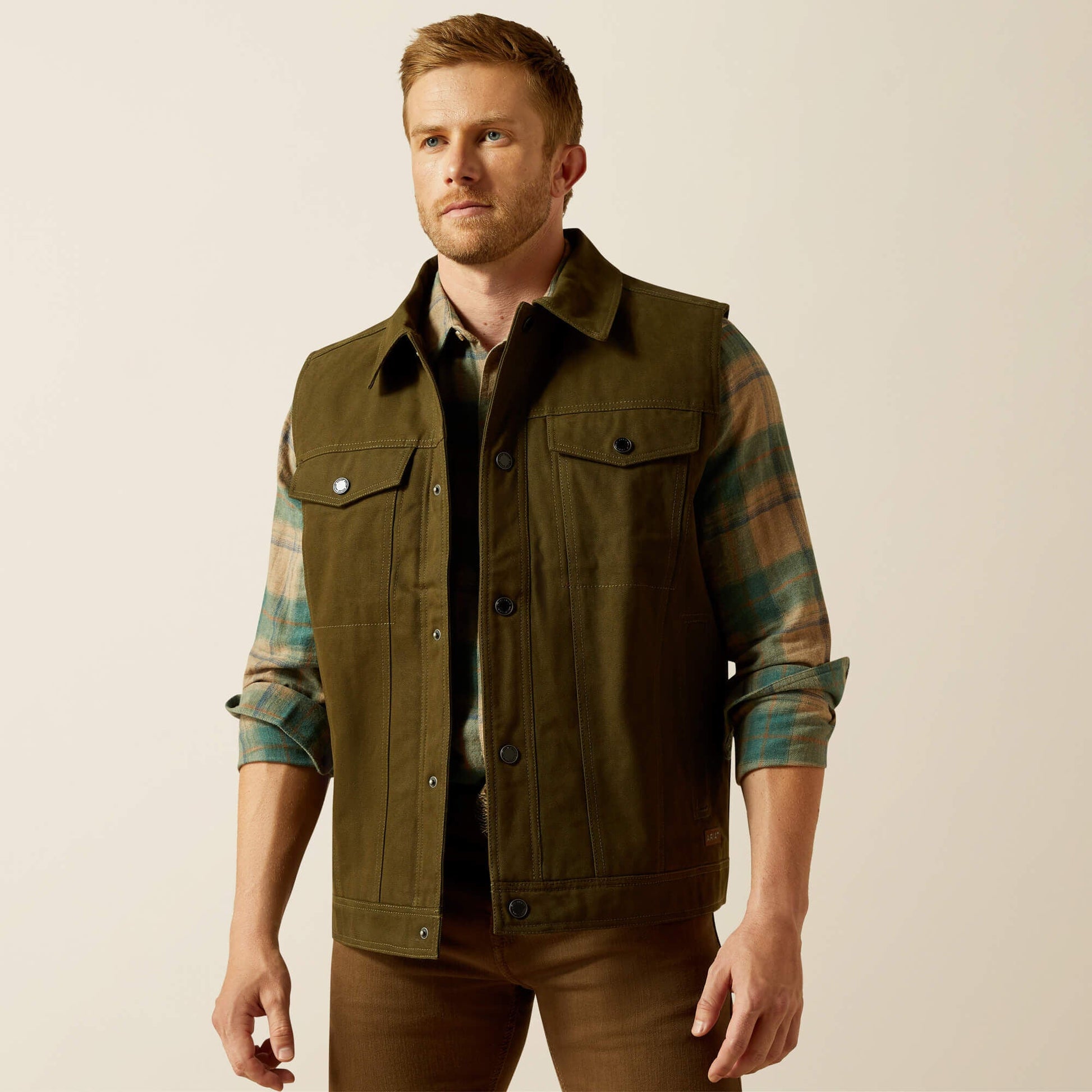Canvas Rancher Vest Men | Ariat discount