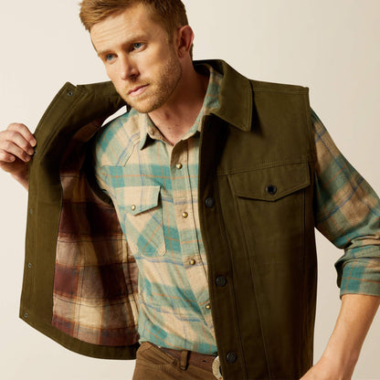 Canvas Rancher Vest Men | Ariat discount