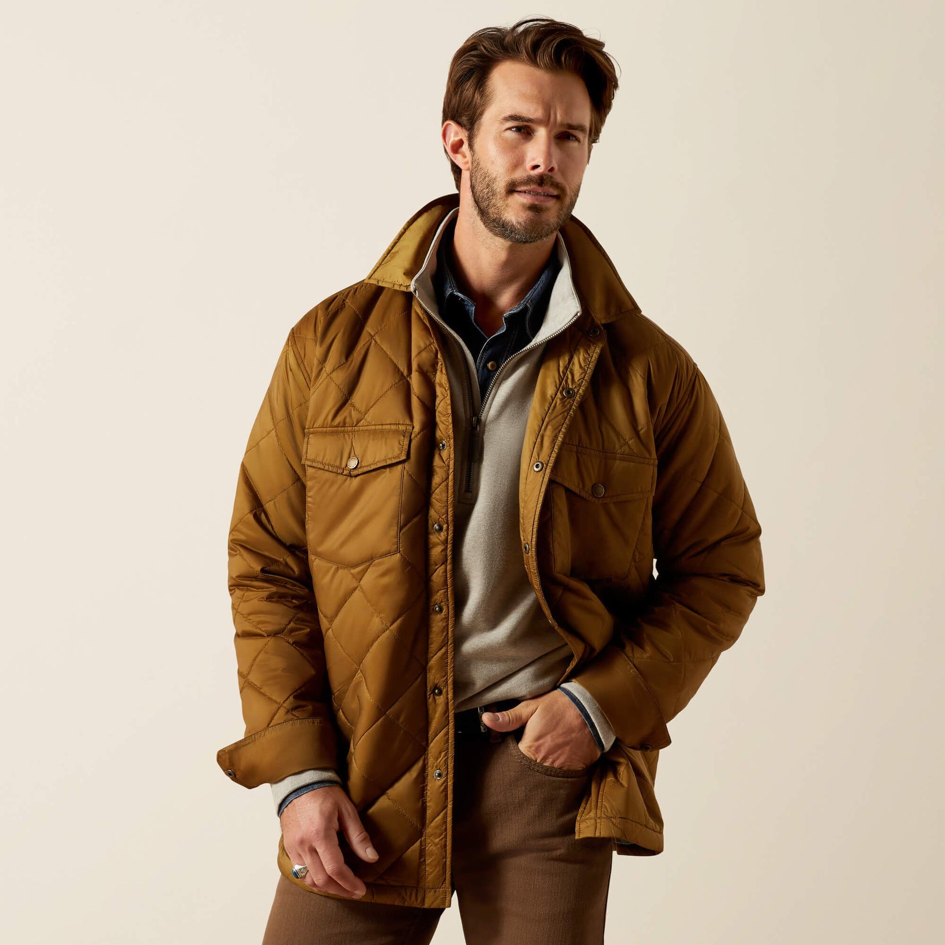 Stinson Shirt Jacket Men | Ariat on sale