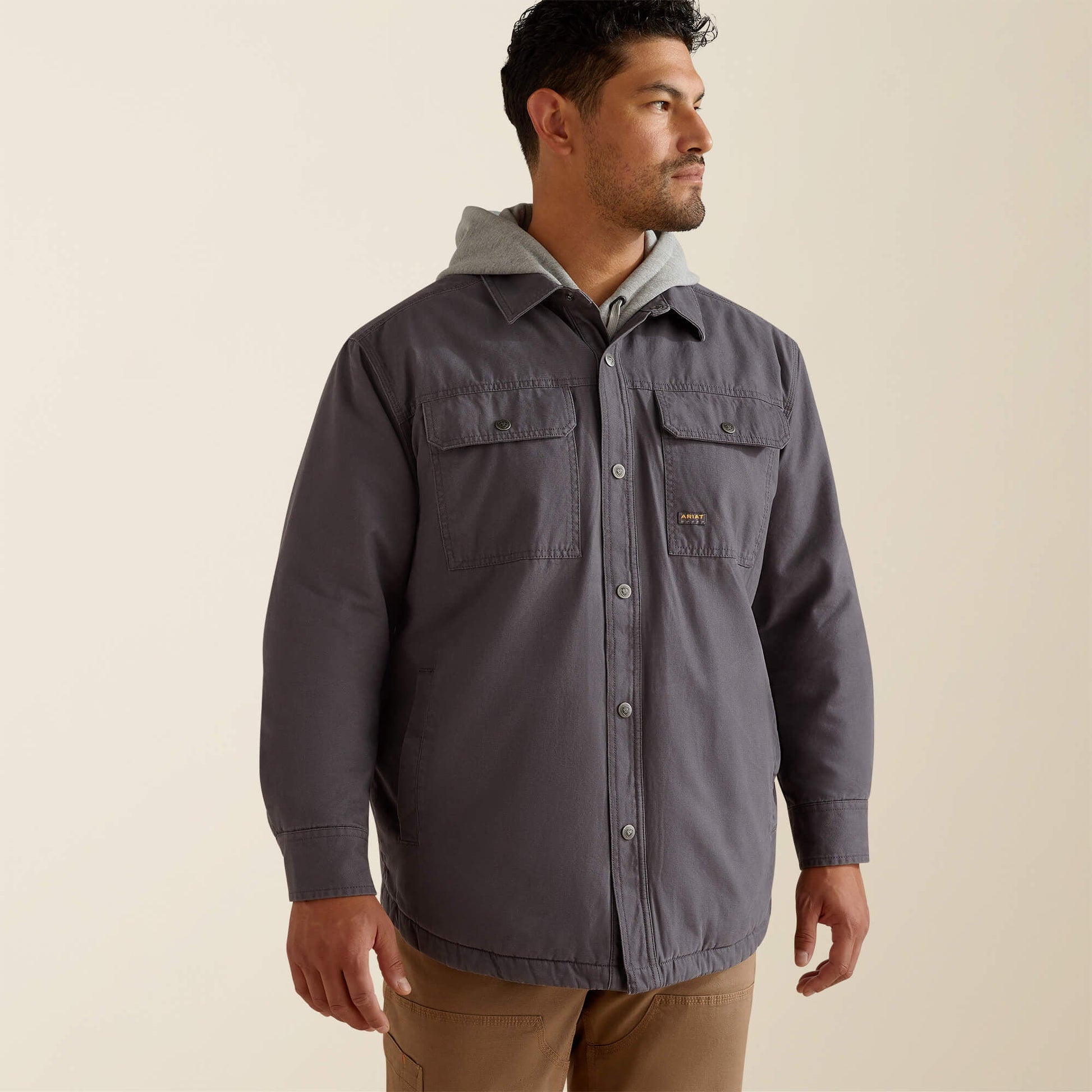 Rebar Canvas Shirt Jacket Men | Ariat discount