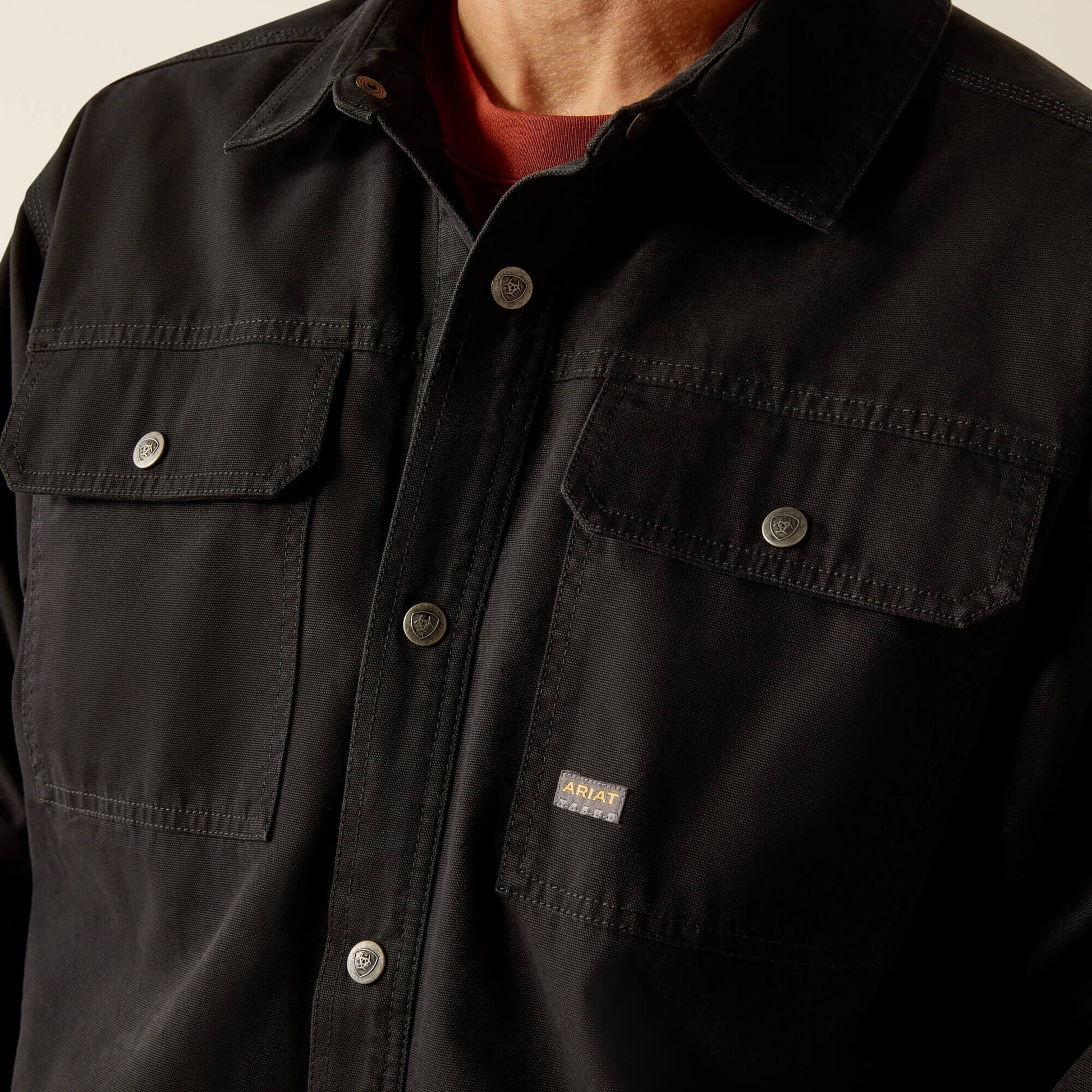 Rebar Canvas Shirt Jacket Men | Ariat outlet