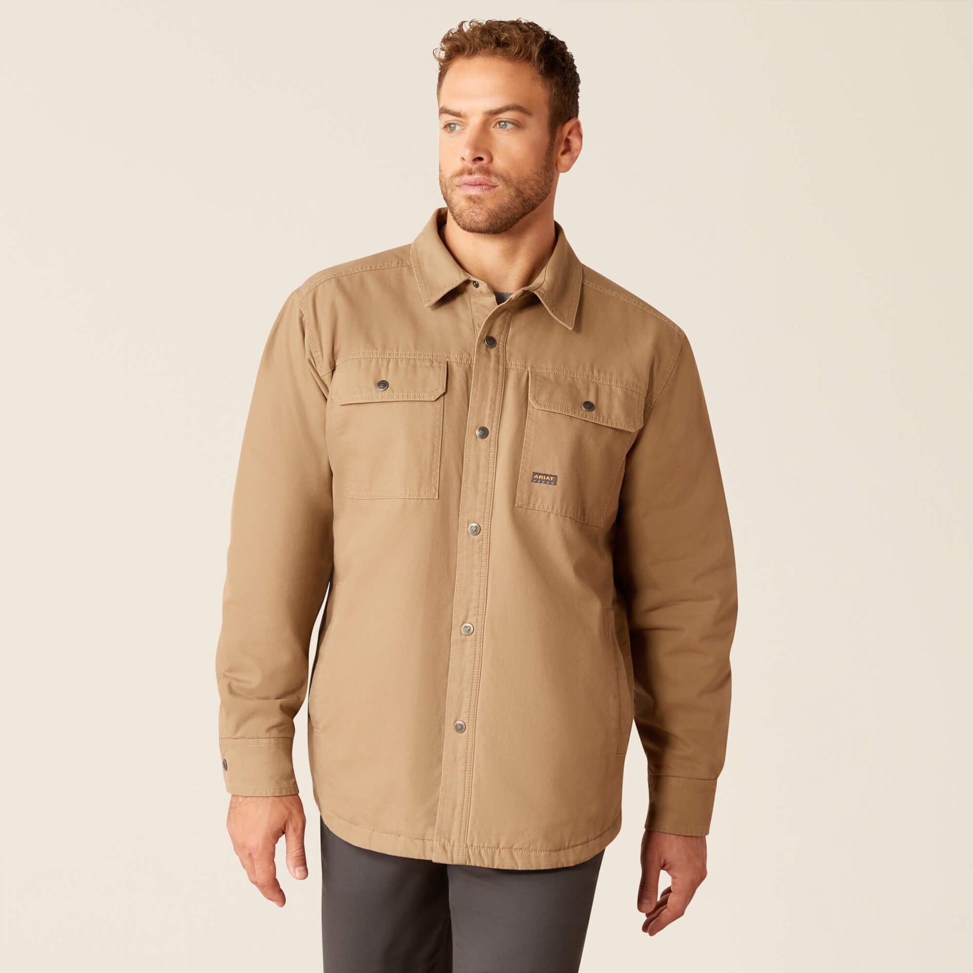 Rebar Canvas Shirt Jacket Men | Ariat for sale