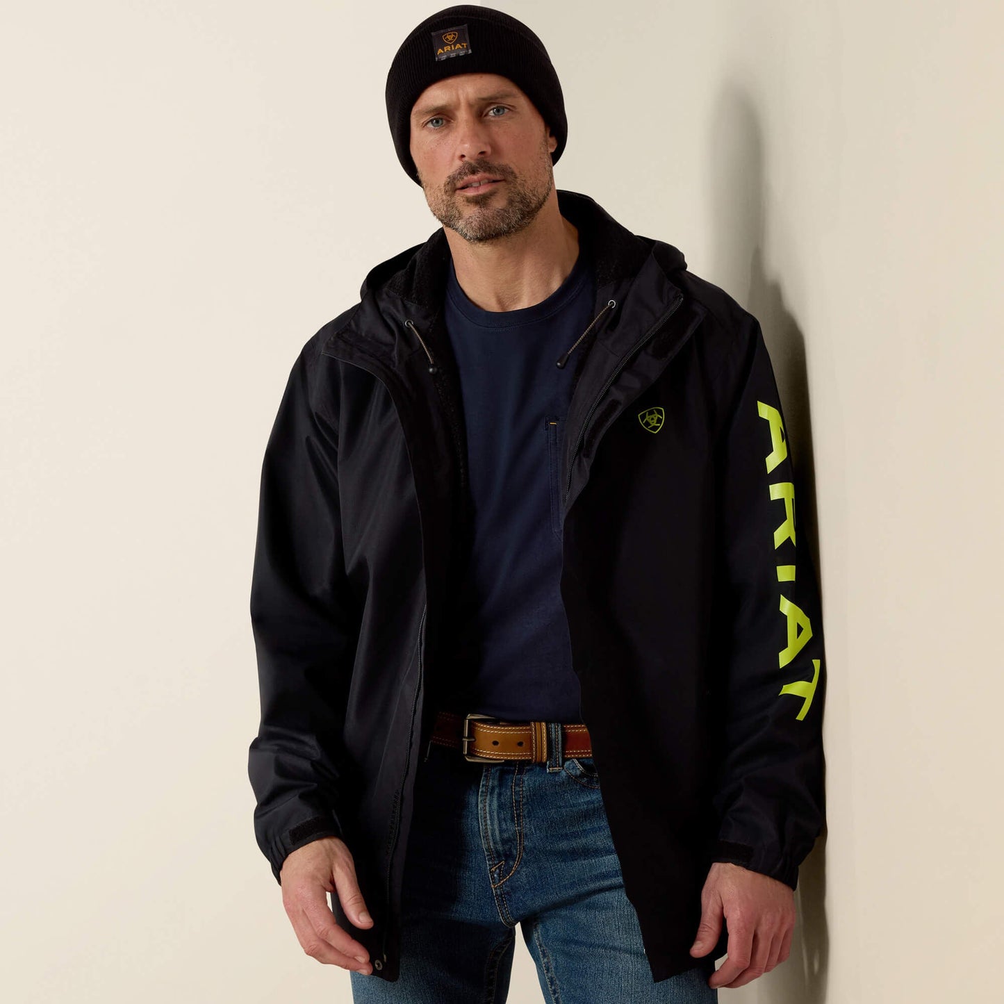 Rebar Stormshell Logo Waterproof Jacket Men | Ariat sale