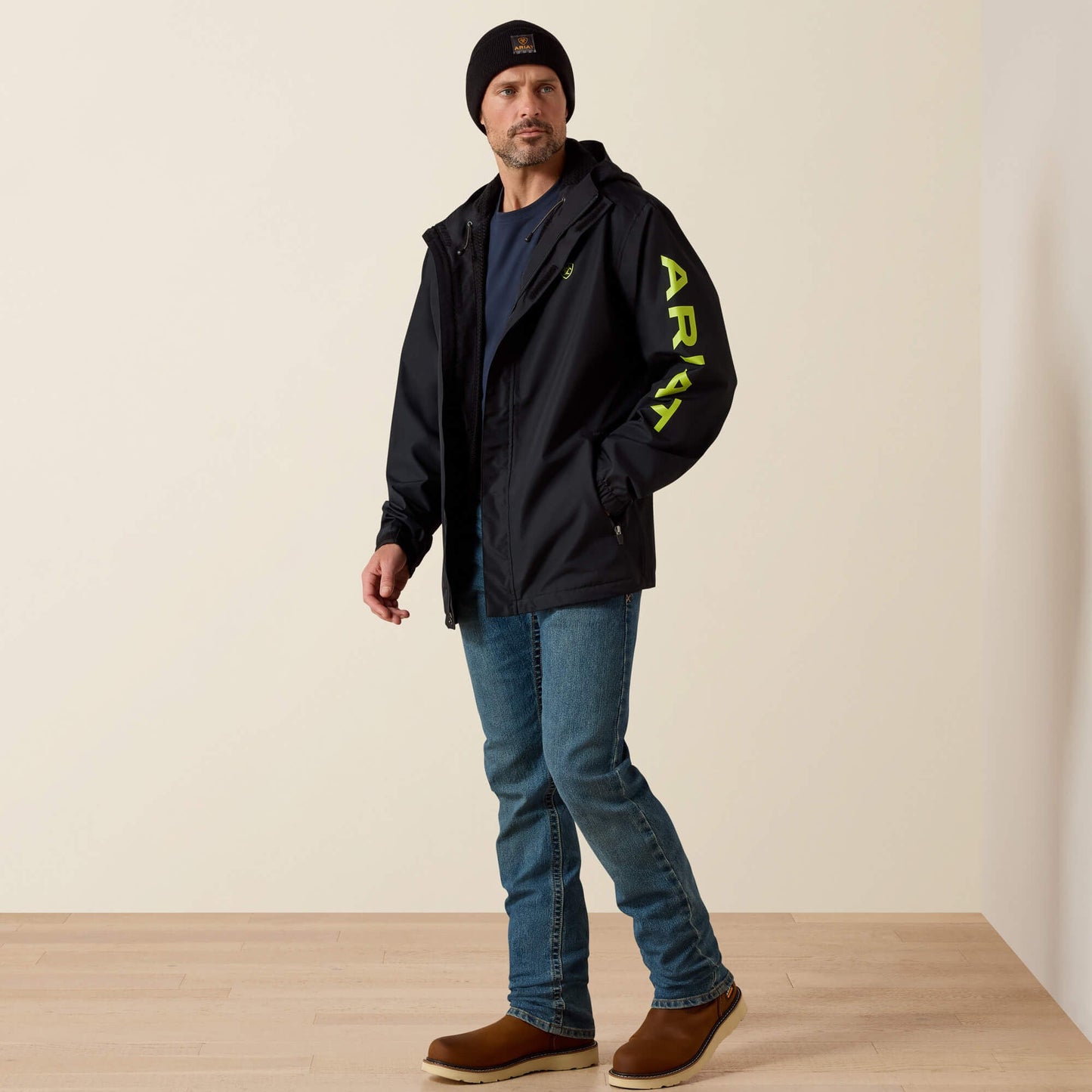 Rebar Stormshell Logo Waterproof Jacket Men | Ariat sale