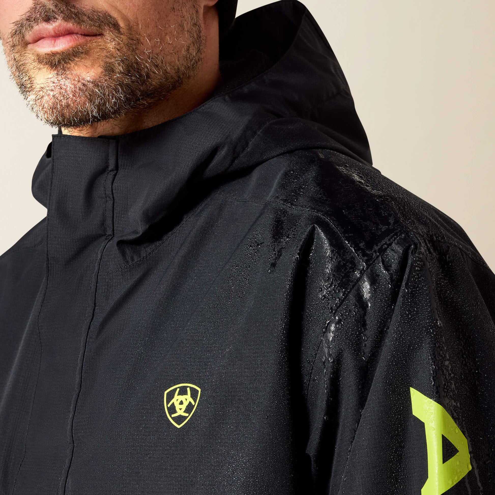 Rebar Stormshell Logo Waterproof Jacket Men | Ariat sale