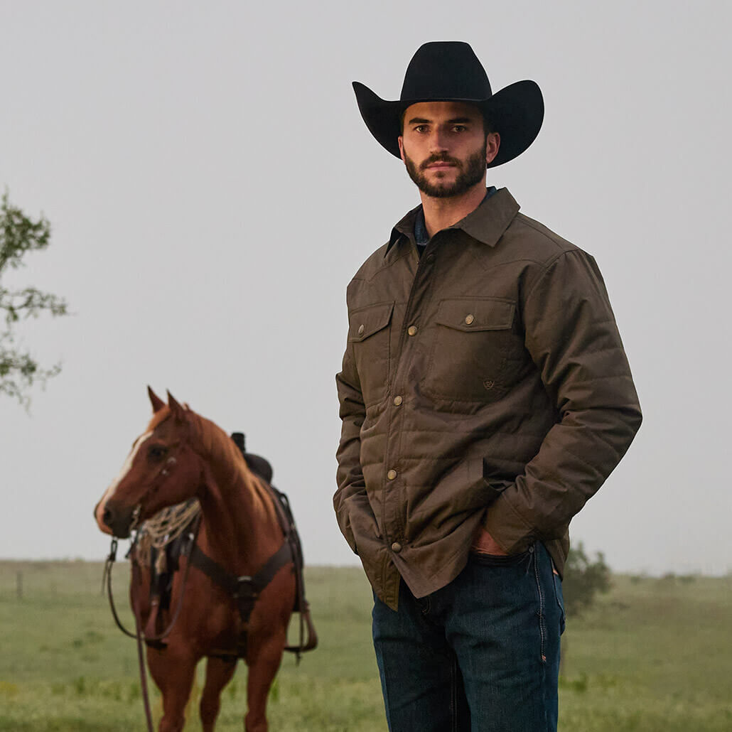Quilted Shirt Jacket Men | Ariat online shop