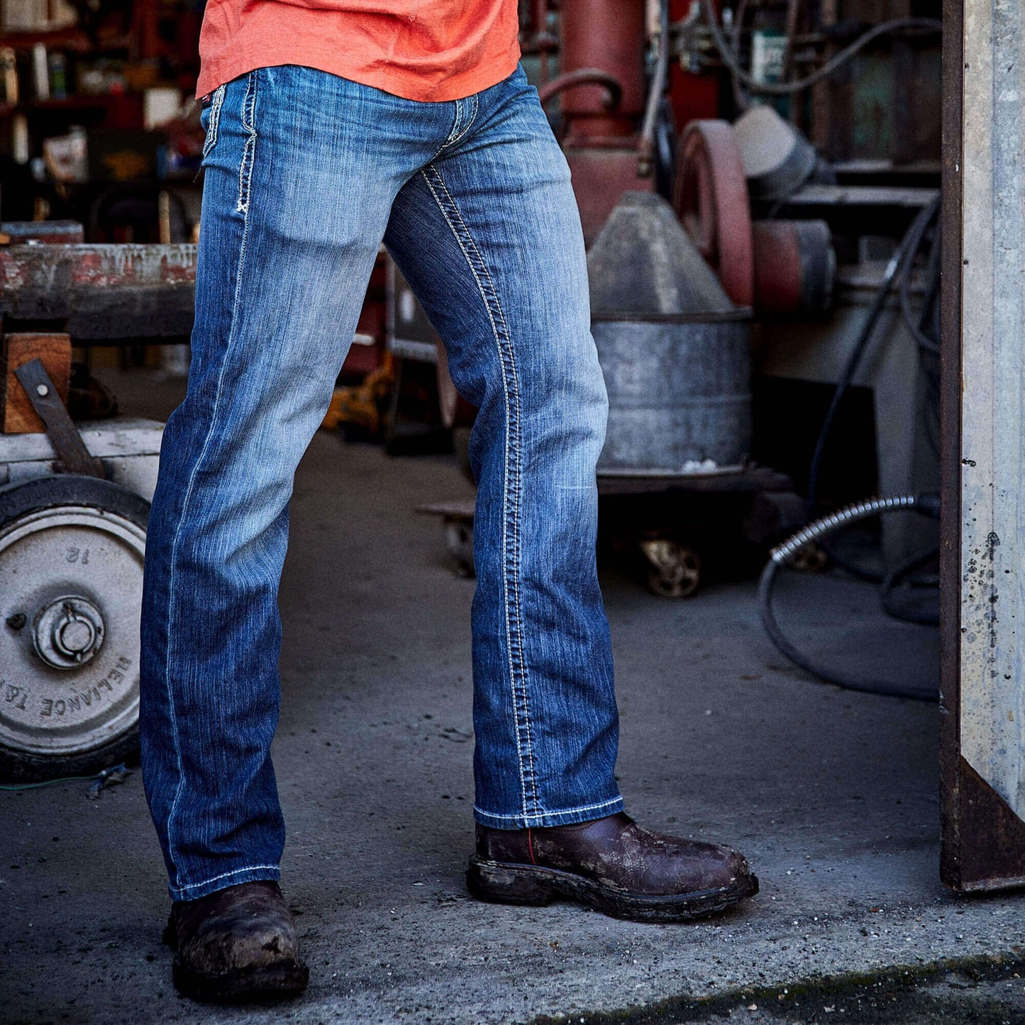 FR M4 Relaxed Stretch DuraLight Boundary Boot Cut Jean Men | Ariat sale