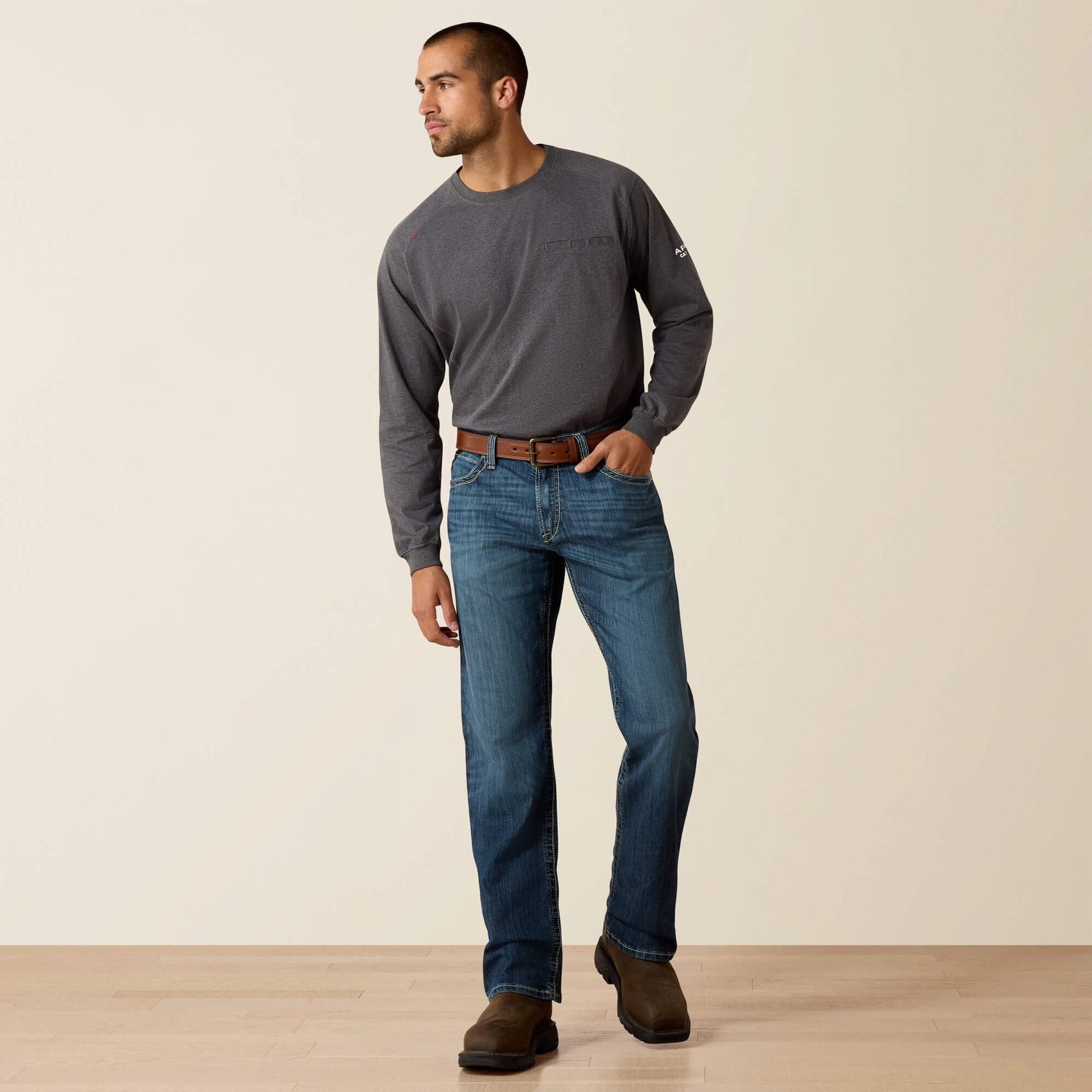 FR M4 Relaxed Stretch DuraLight Boundary Boot Cut Jean Men | Ariat sale