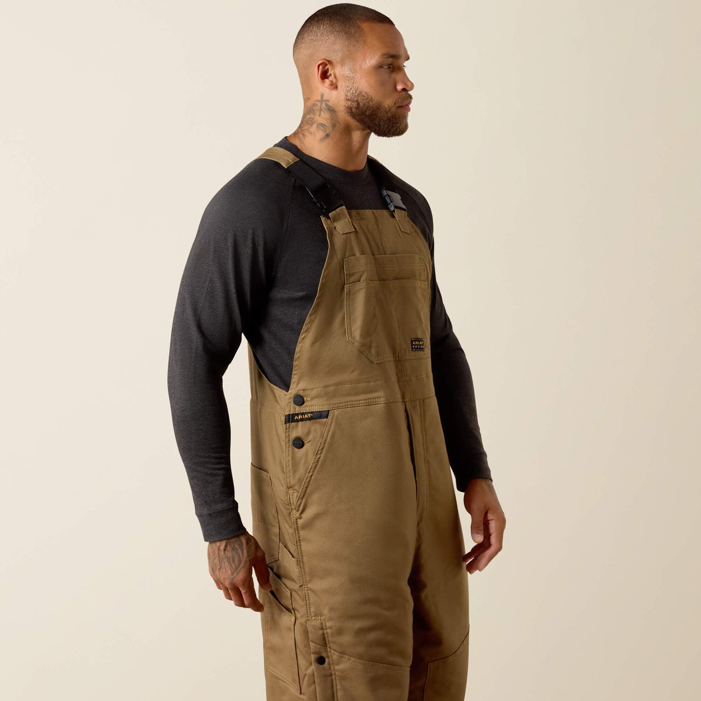 Rebar DuraCanvas Stretch Insulated Bib Men | Ariat for sale