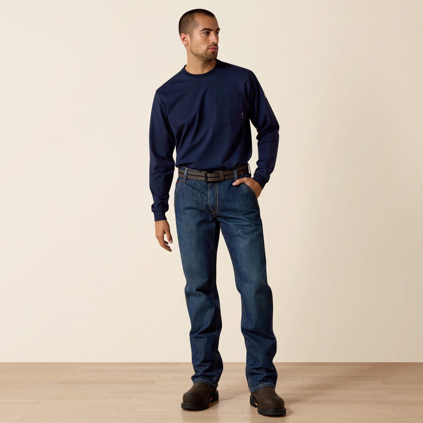FR M4 Relaxed Workhorse Boot Cut Jean Men | Ariat discount