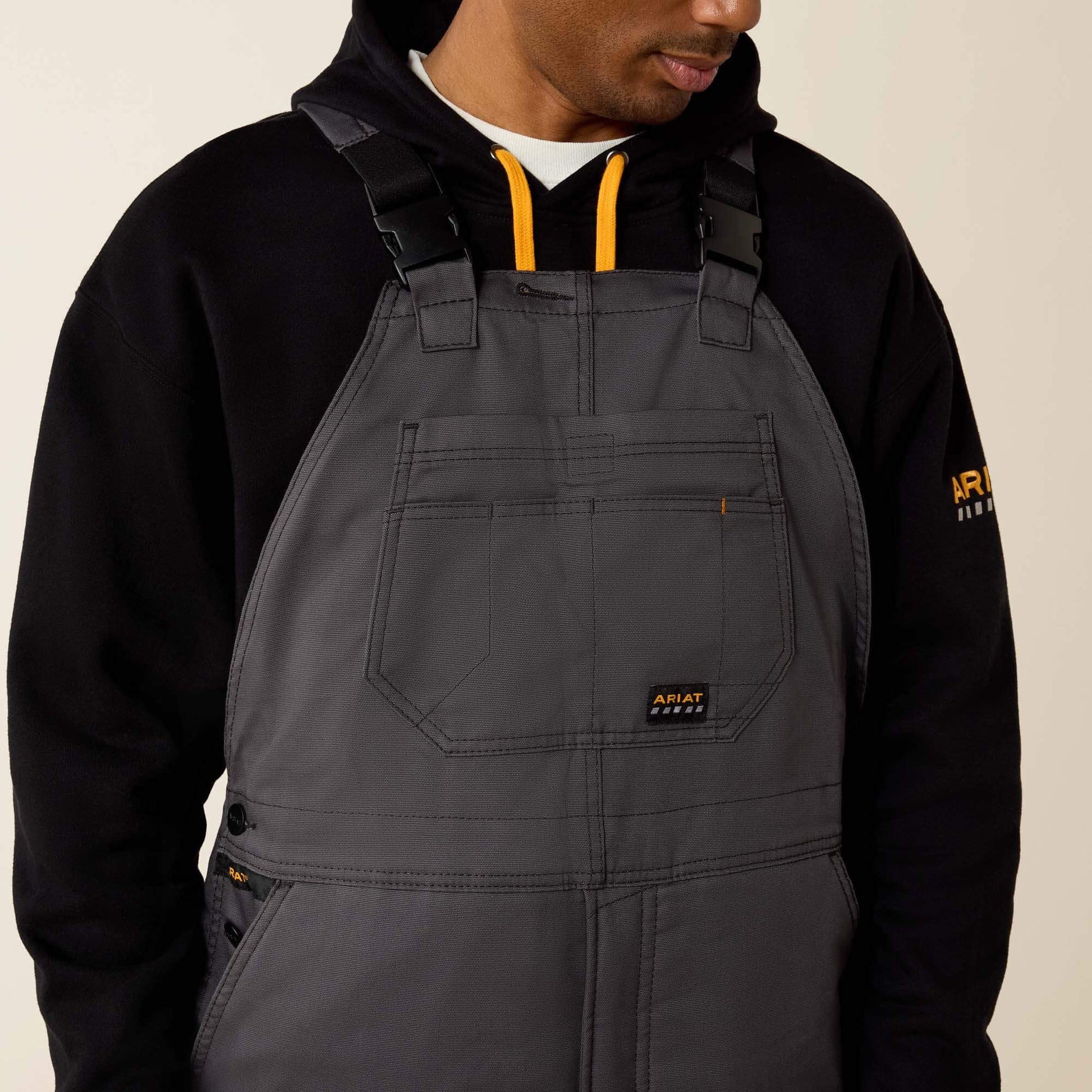 Rebar DuraCanvas Stretch Insulated Bib Men | Ariat for sale