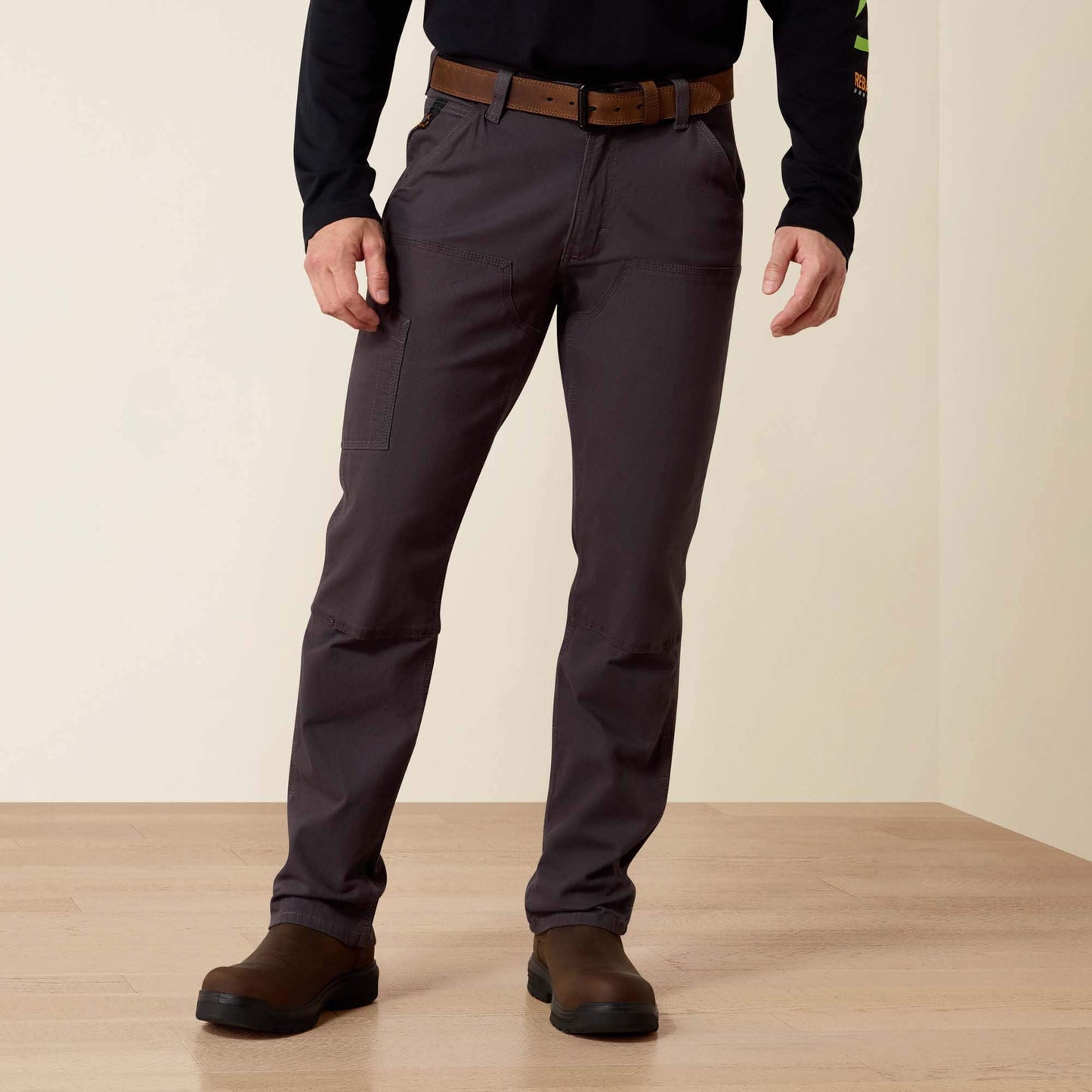 Rebar M4 Low Rise DuraStretch Made Tough Double Front Stackable Straight Leg Pant Men | Ariat on sale