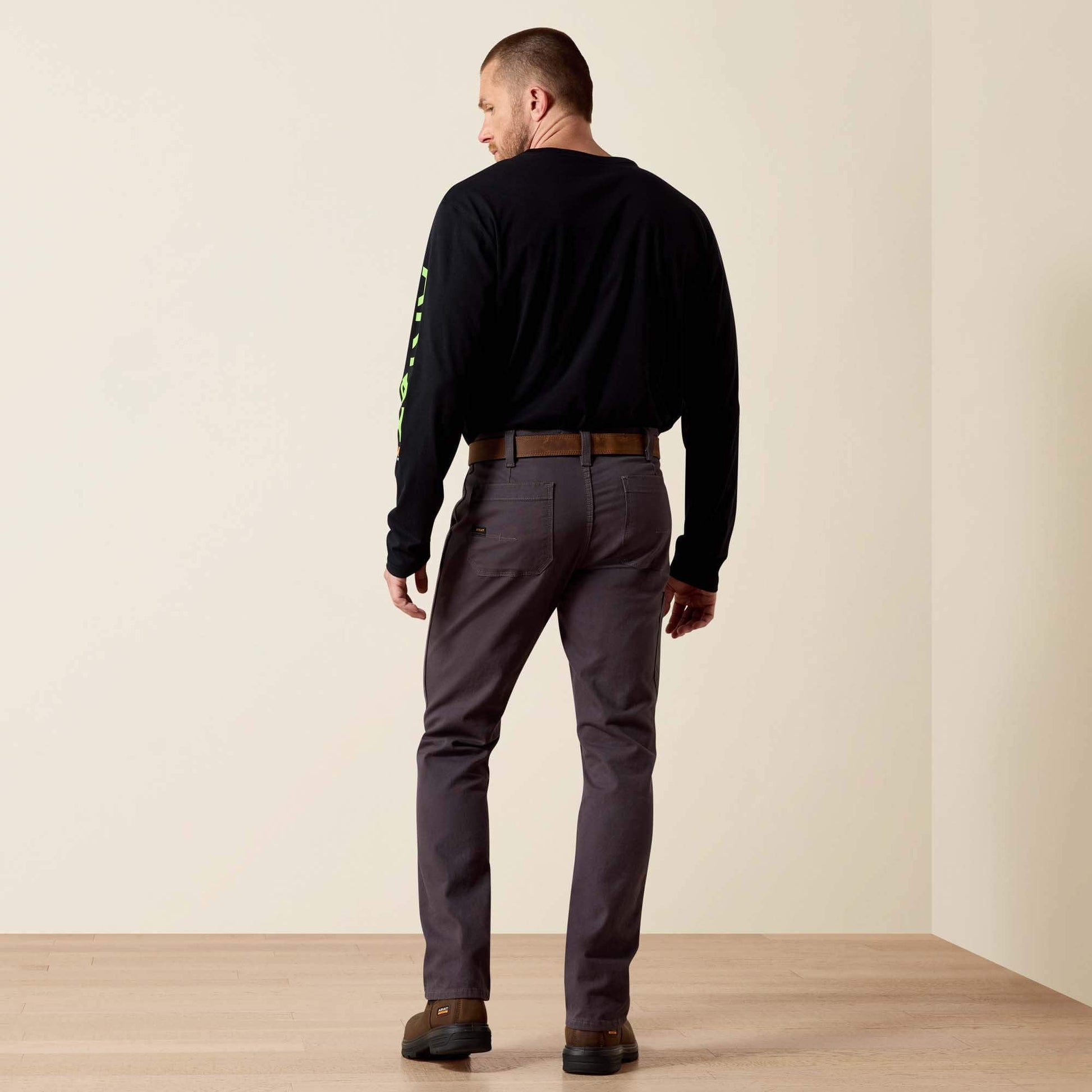Rebar M4 Low Rise DuraStretch Made Tough Double Front Stackable Straight Leg Pant Men | Ariat on sale