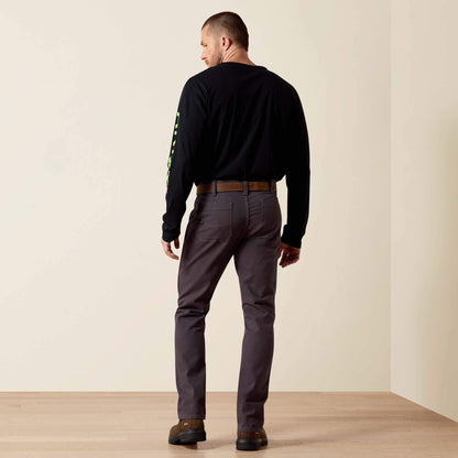 Rebar M4 Low Rise DuraStretch Made Tough Double Front Stackable Straight Leg Pant Men | Ariat on sale