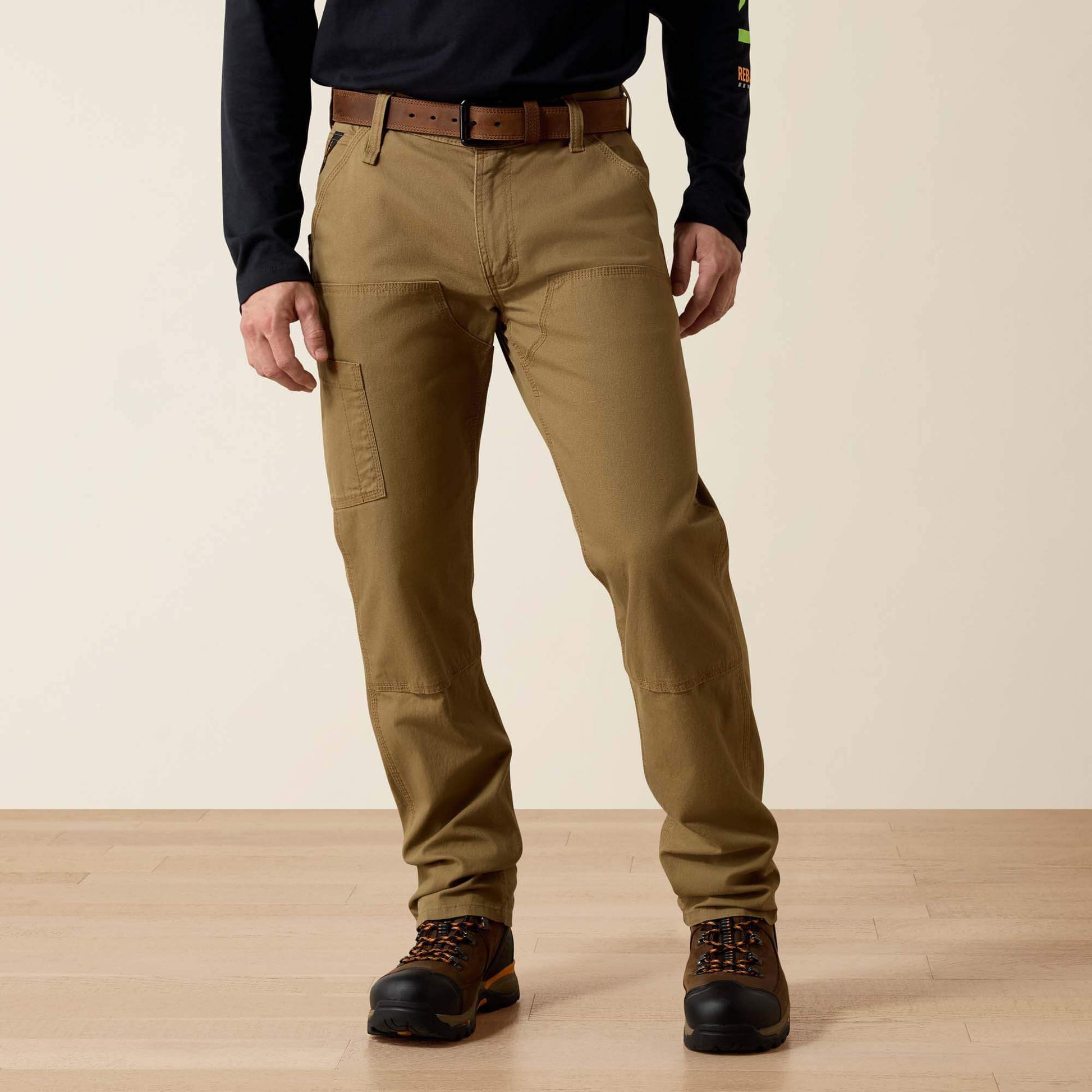 Rebar M4 Low Rise DuraStretch Made Tough Double Front Stackable Straight Leg Pant Men | Ariat sale