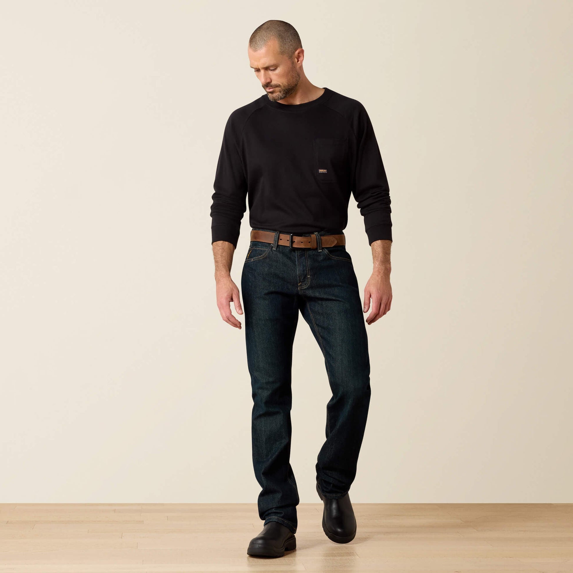 Rebar M7 Slim DuraStretch Basic Stackable Straight Leg Jean Men | Ariat on sale