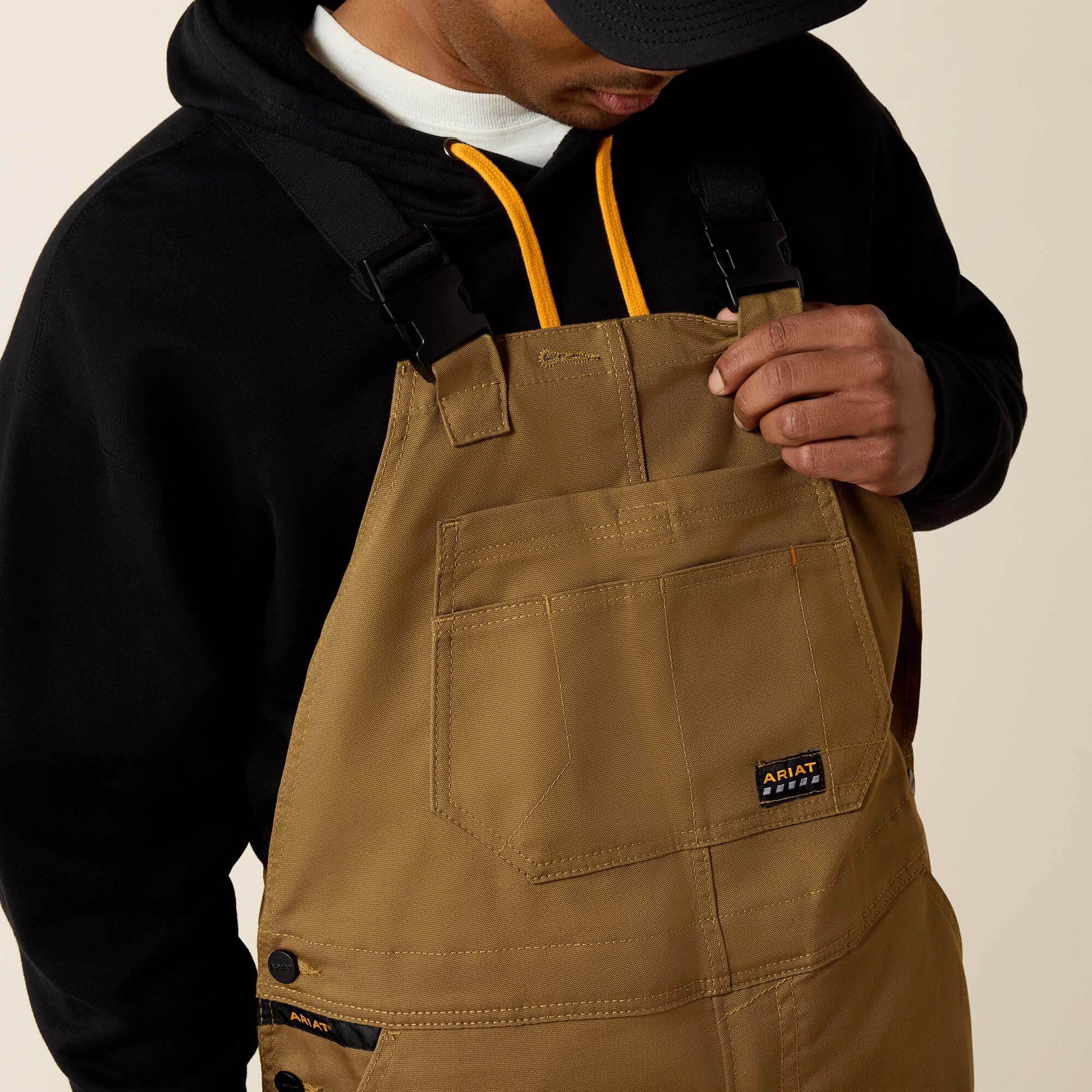 Rebar Duracanvas Unlined Bib Men | Ariat discount