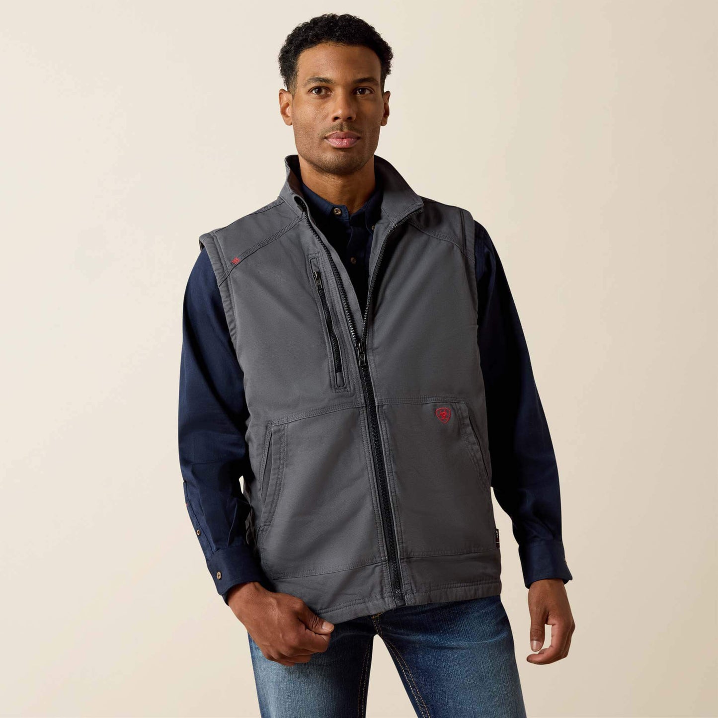 FR DuraLight Cordura Canvas Vest Men | Ariat for sale