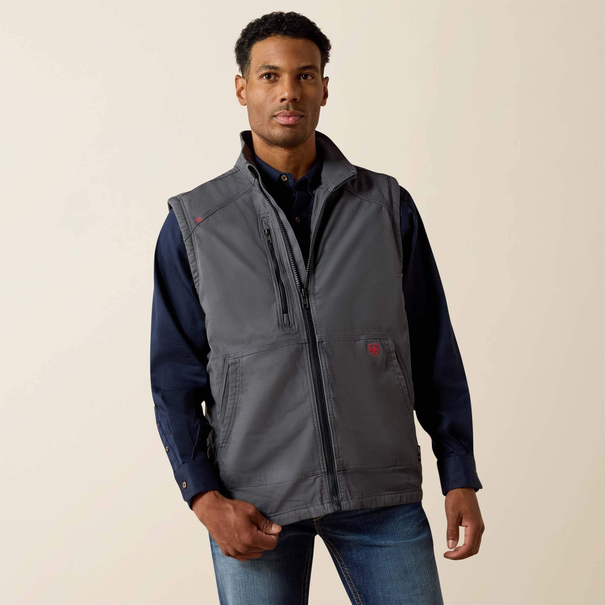 FR DuraLight Cordura Canvas Vest Men | Ariat for sale