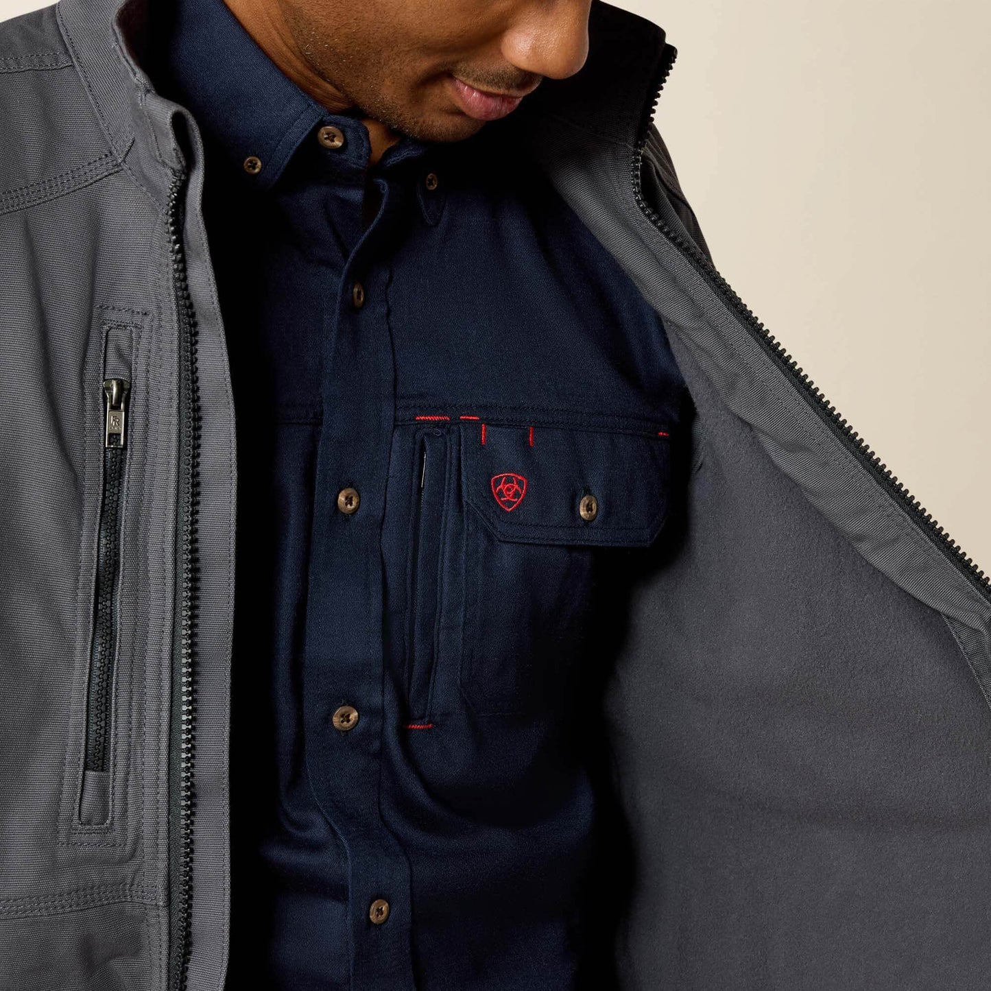 FR DuraLight Cordura Canvas Vest Men | Ariat for sale