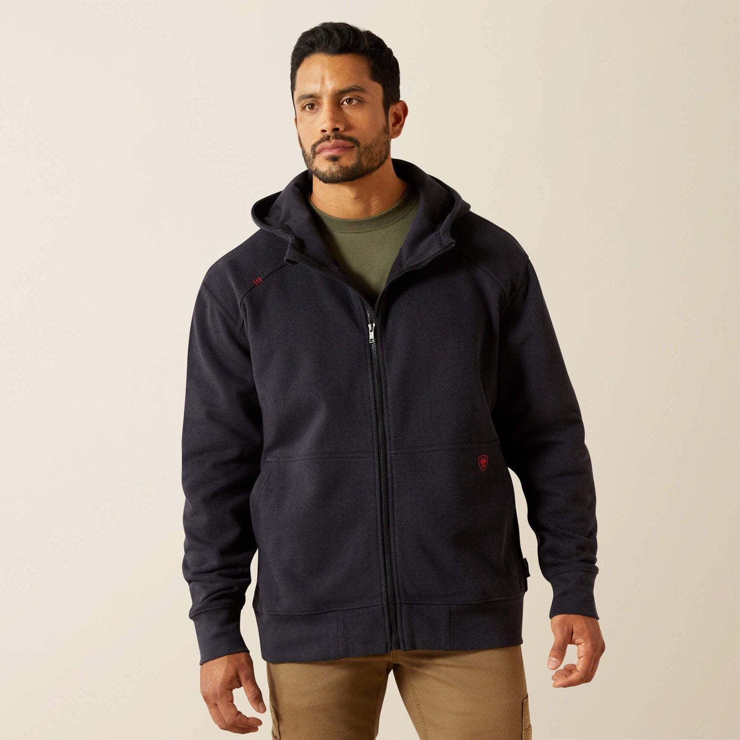 FR DuraStretch Heavyweight Fleece Full Zip Hoodie Men | Ariat online