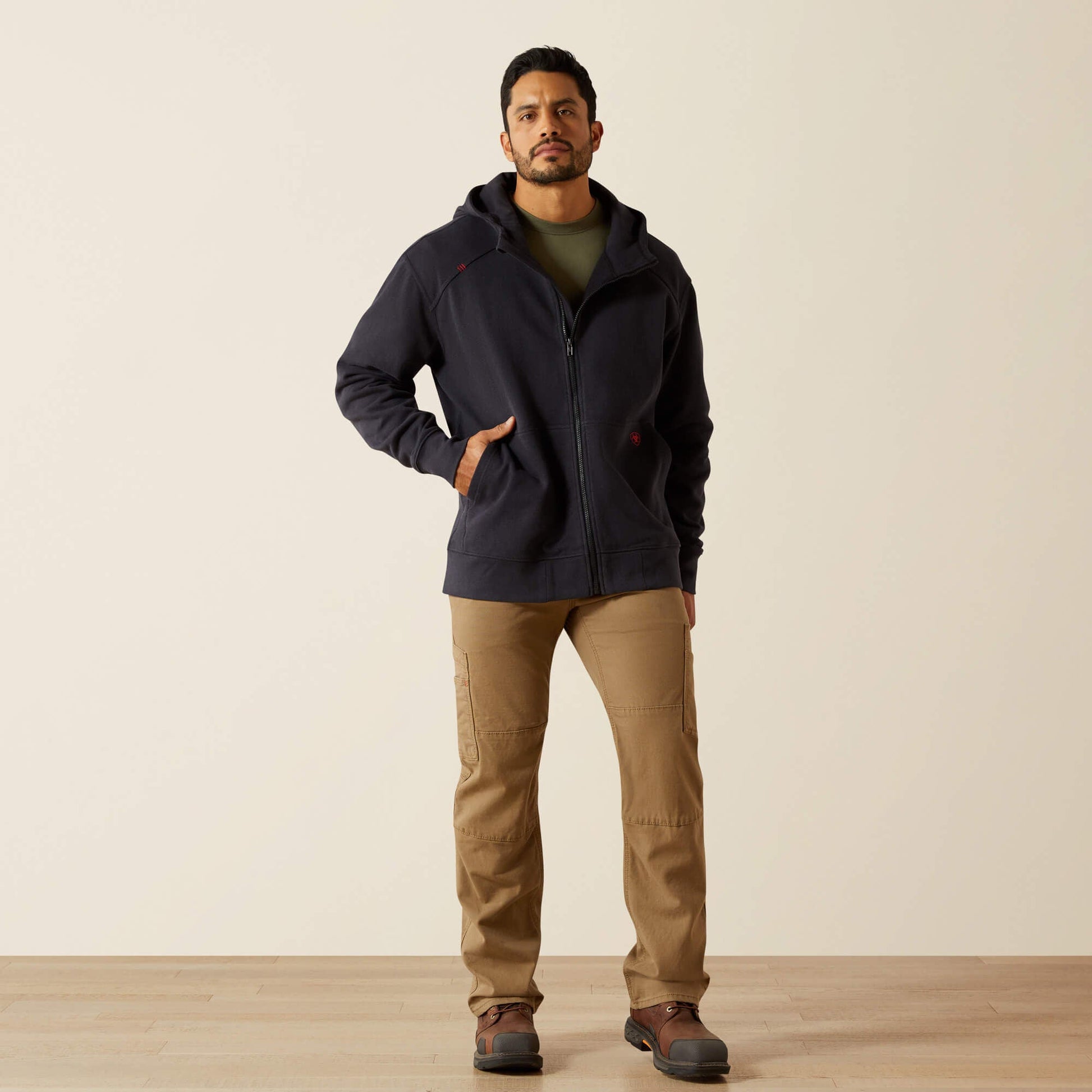 FR DuraStretch Heavyweight Fleece Full Zip Hoodie Men | Ariat online