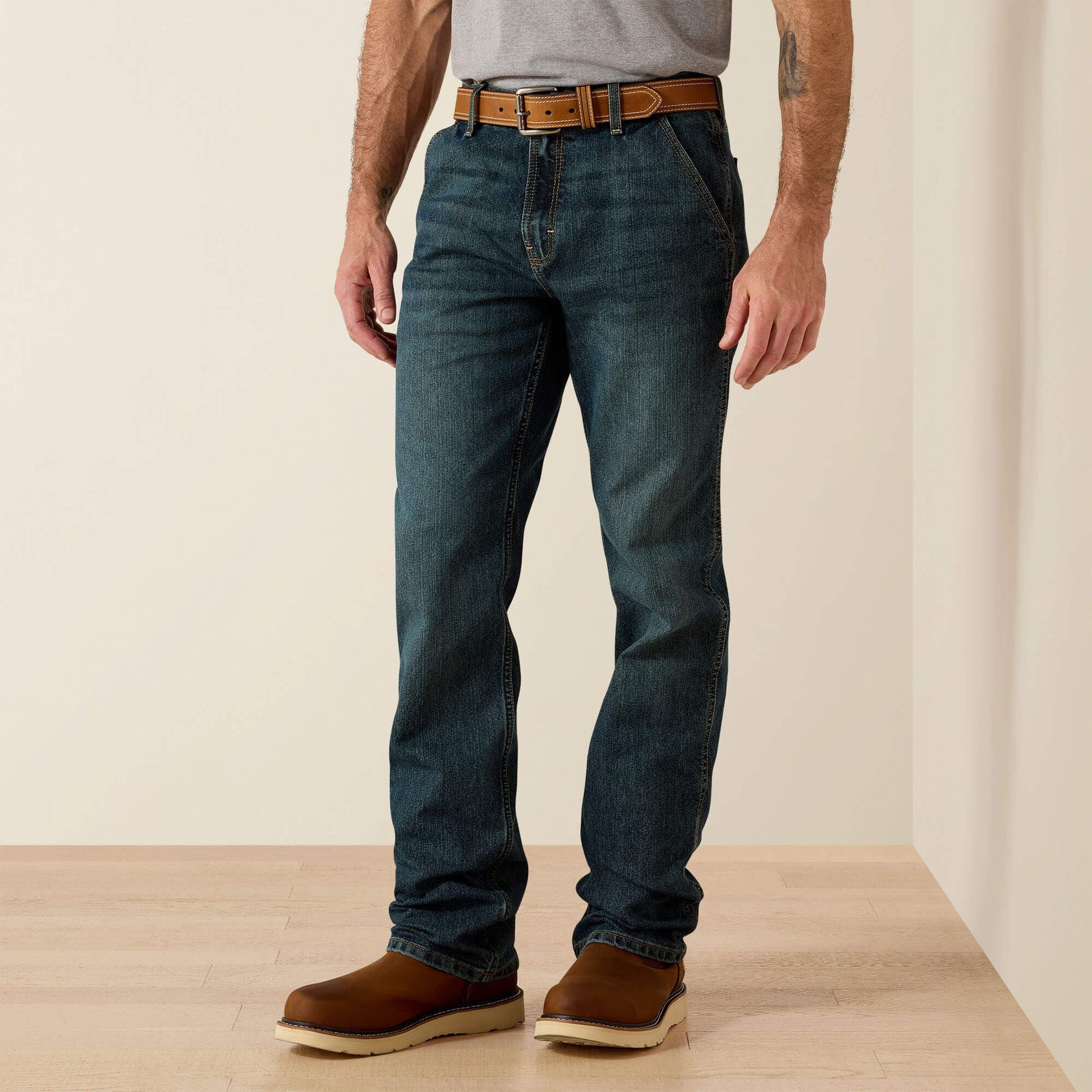 Rebar M7 Slim DuraStretch Workhorse Straight Leg Jean Men | Ariat online