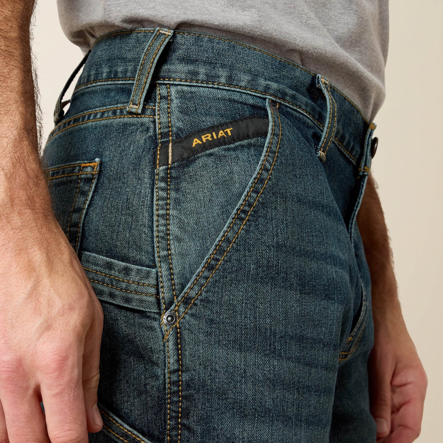Rebar M7 Slim DuraStretch Workhorse Straight Leg Jean Men | Ariat online
