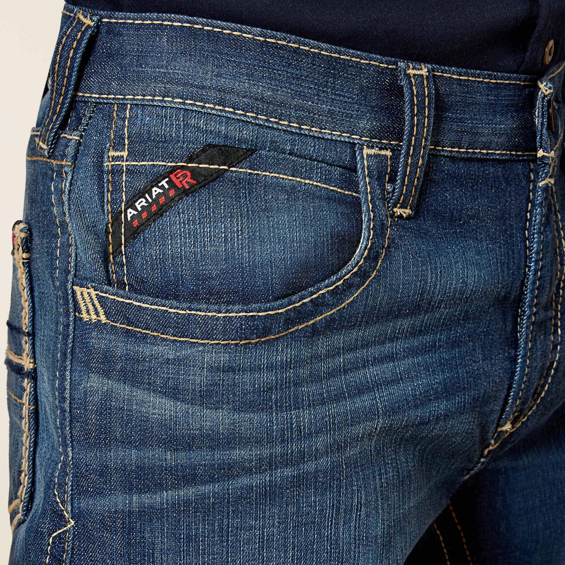 FR M5 Straight DuraStretch Truckee Stackable Straight Leg Jean Men | Ariat online shop