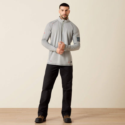 FR Combat Stretch Patriot 1/4 Zip Work Shirt Men | Ariat online shop