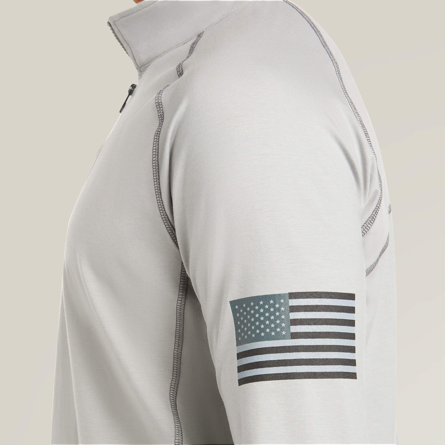 FR Combat Stretch Patriot 1/4 Zip Work Shirt Men | Ariat online shop