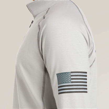 FR Combat Stretch Patriot 1/4 Zip Work Shirt Men | Ariat online shop