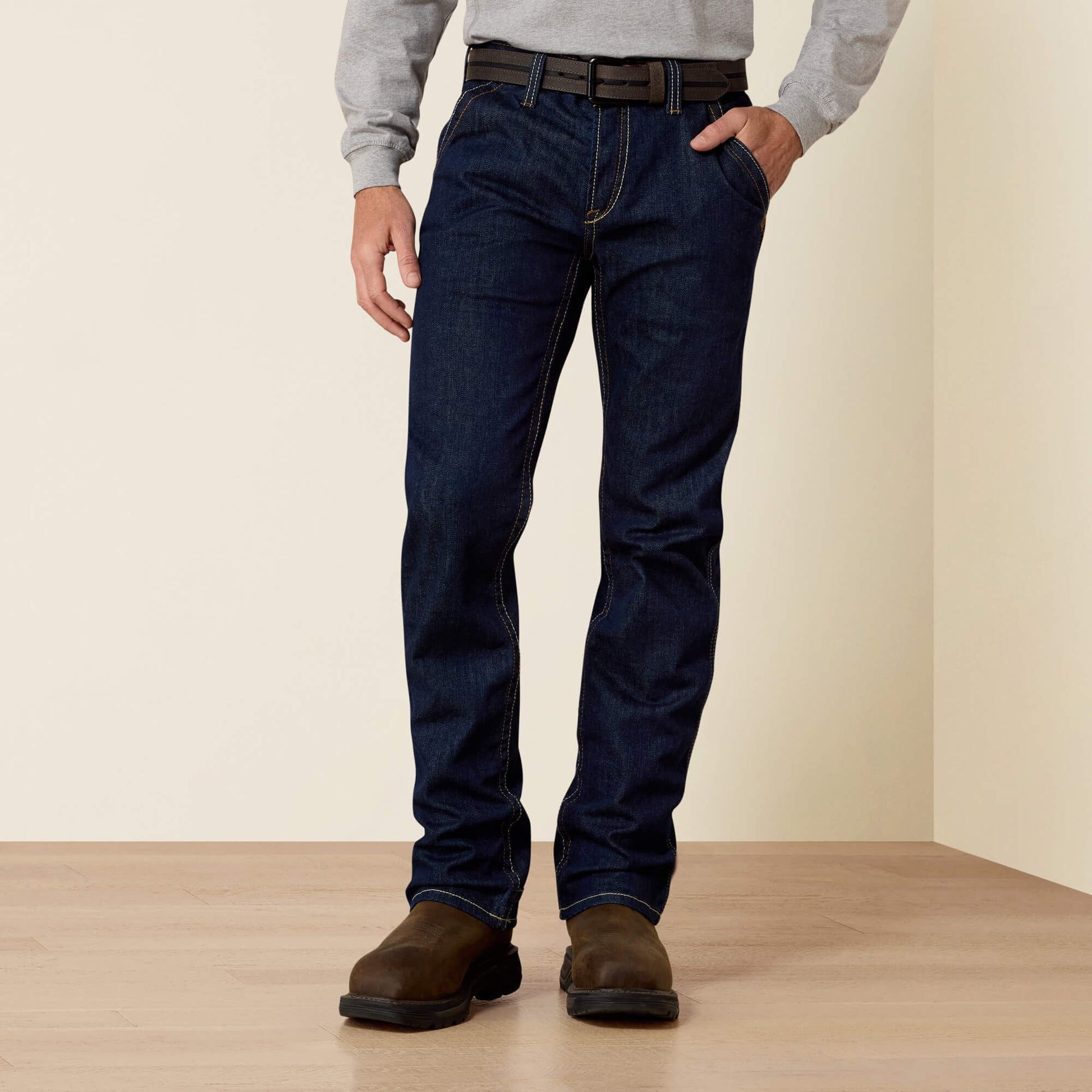 FR M7 Slim DuraStretch Workhorse Stackable Straight Leg Jean Men | Ariat discount