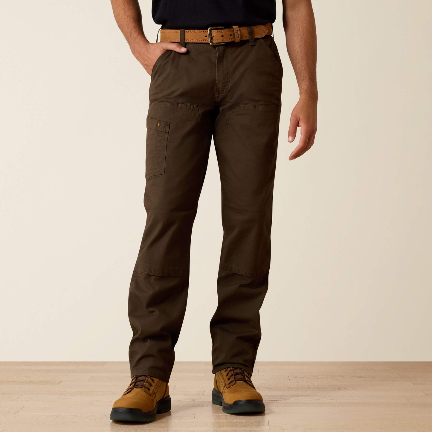 Rebar M4 Low Rise DuraStretch Made Tough Double Front Stackable Straight Leg Pant Men | Ariat online shop