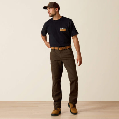 Rebar M4 Low Rise DuraStretch Made Tough Double Front Stackable Straight Leg Pant Men | Ariat online shop
