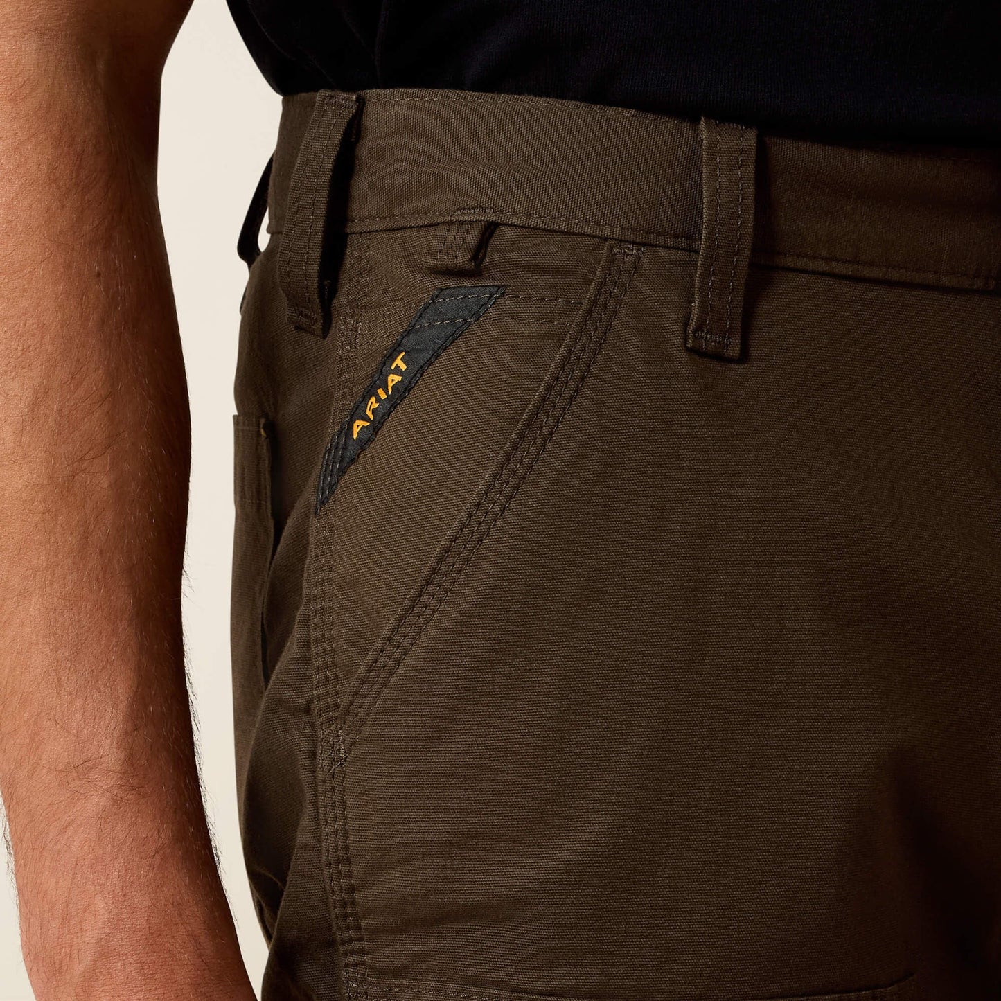 Rebar M4 Low Rise DuraStretch Made Tough Double Front Stackable Straight Leg Pant Men | Ariat online shop