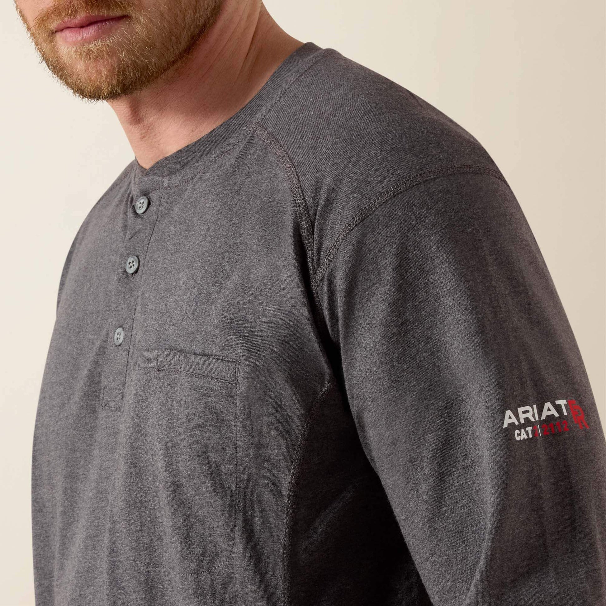 FR Air Henley Men | Ariat discount