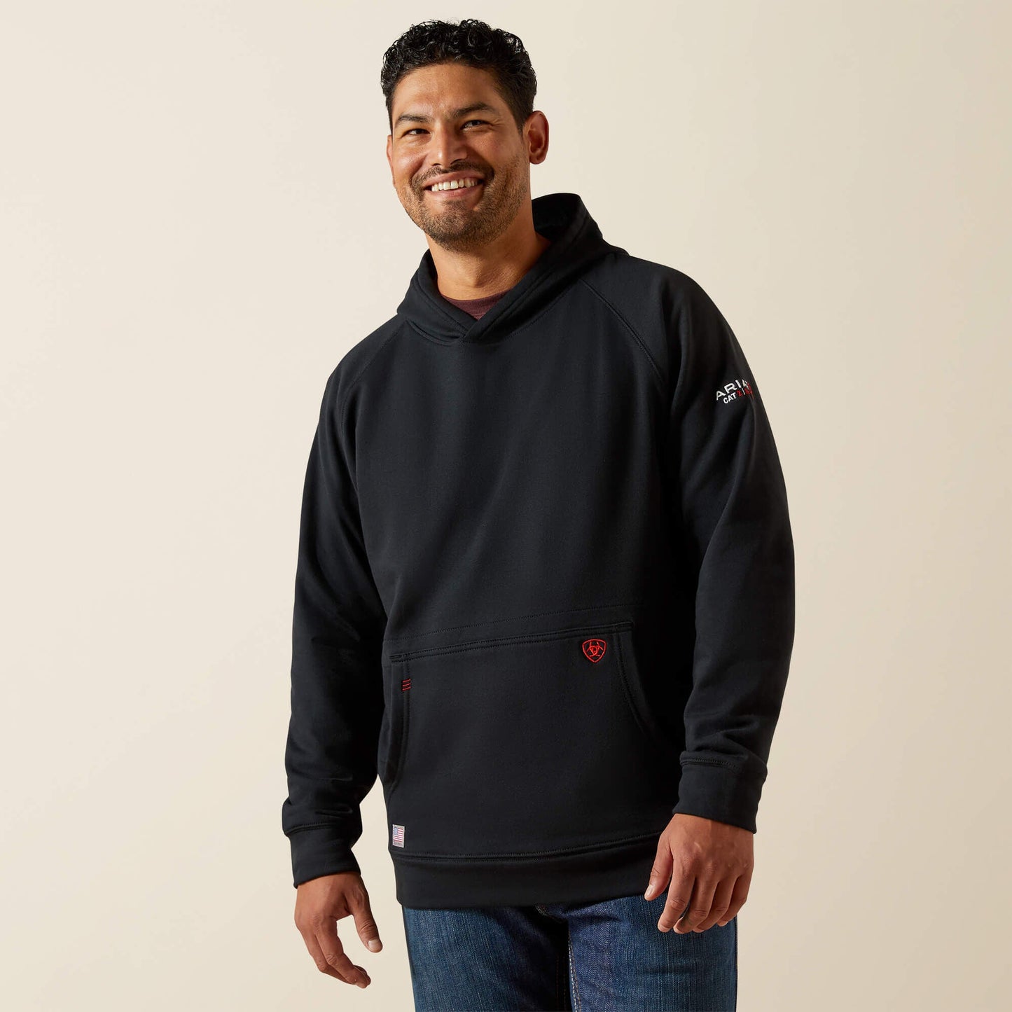 FR DuraStretch Hard Head Full Zip Hoodie Men | Ariat discount