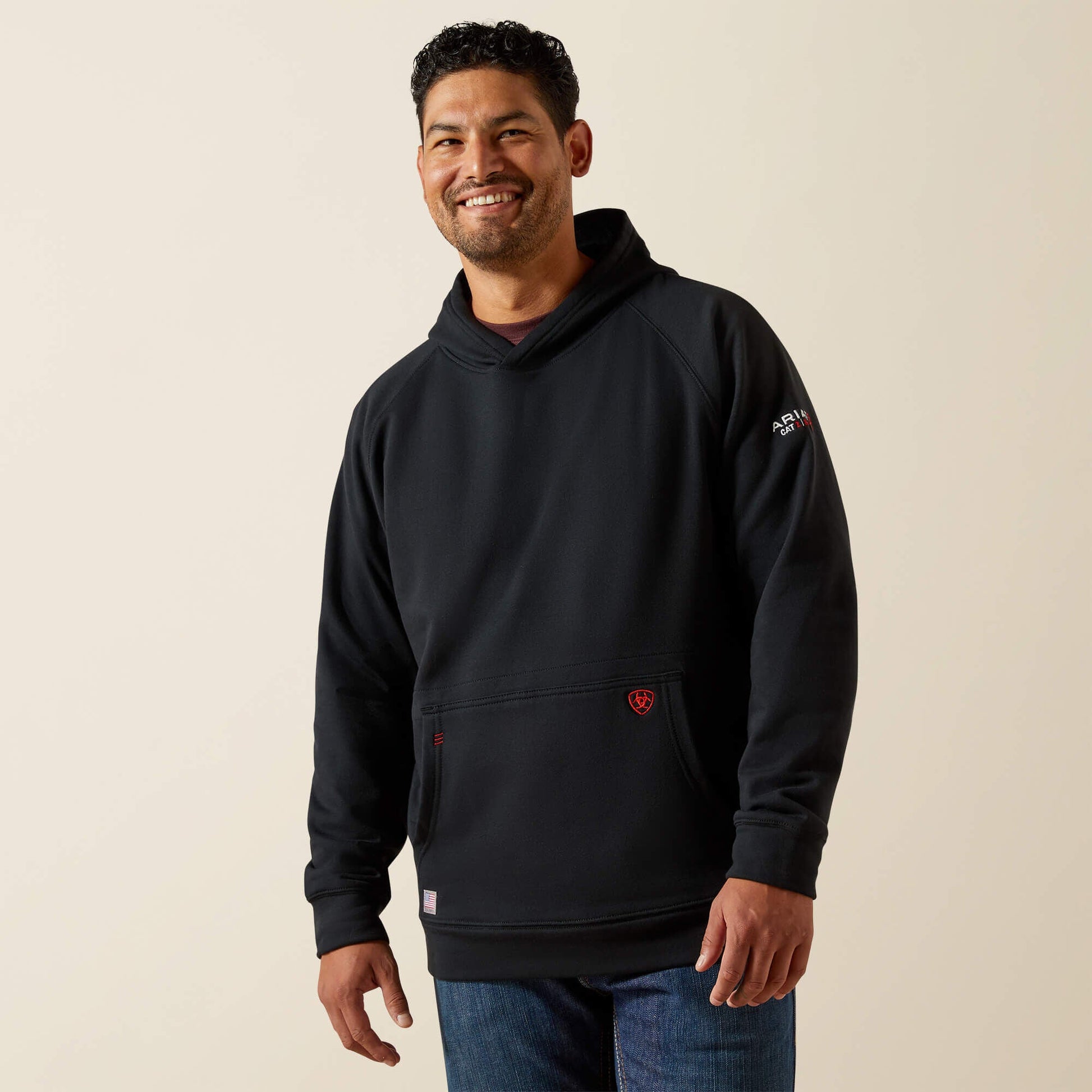 FR DuraStretch Hard Head Full Zip Hoodie Men | Ariat discount