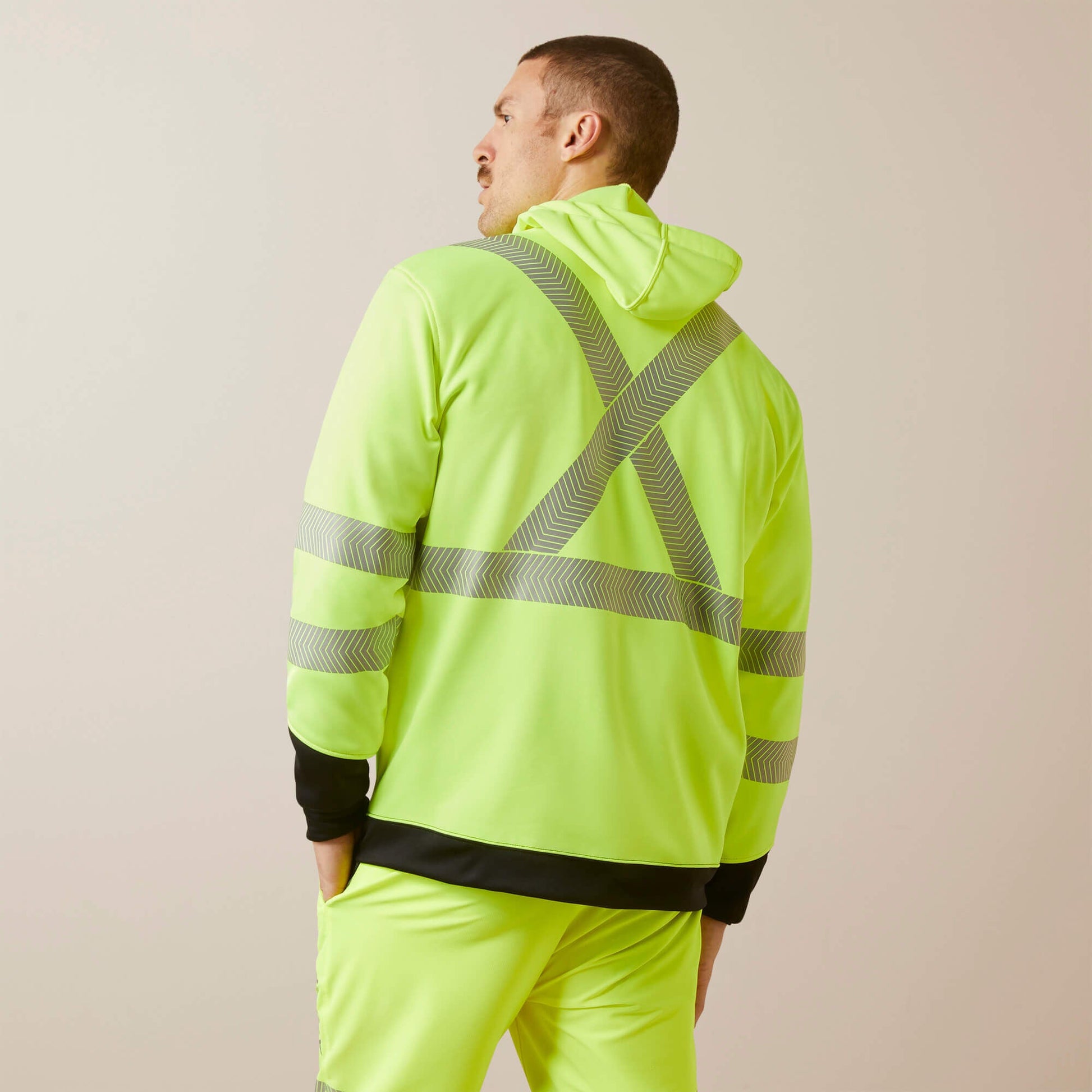 Rebar WorkTek Hi-Vis Full Zip Hoodie Men | Ariat online