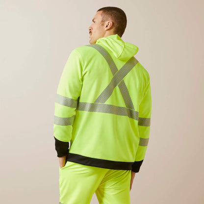 Rebar WorkTek Hi-Vis Full Zip Hoodie Men | Ariat online