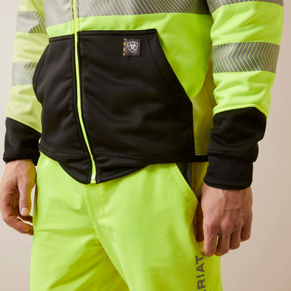 Rebar WorkTek Hi-Vis Full Zip Hoodie Men | Ariat online